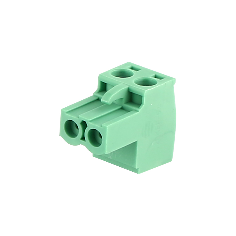 2P MaleTerminal Block Kanggo Din Rail Enclosure