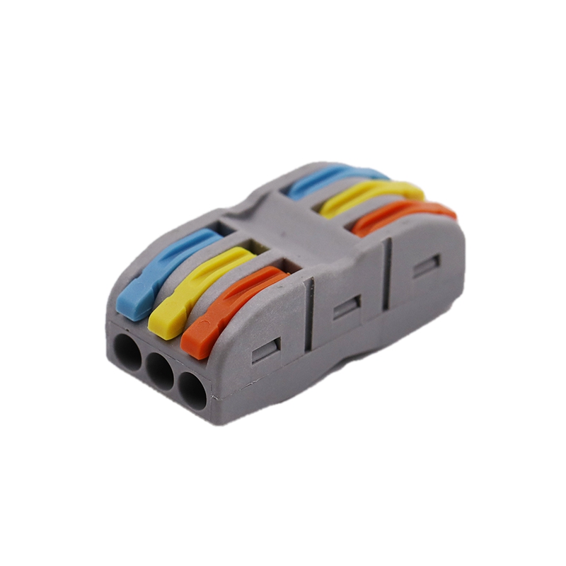 3 In 3 Out Colorful 32A Elektronik Fast Wire Konektor