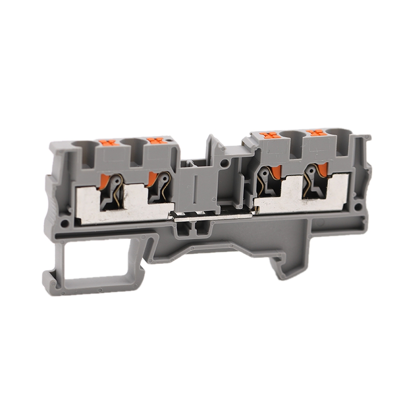 32A 800V Spring Tipe Rail Terminal Blok Din Rail Dipasang