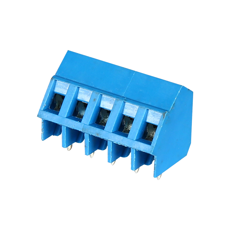 5.0mm Bleu PCB Terminal Block Kanthi Meneng