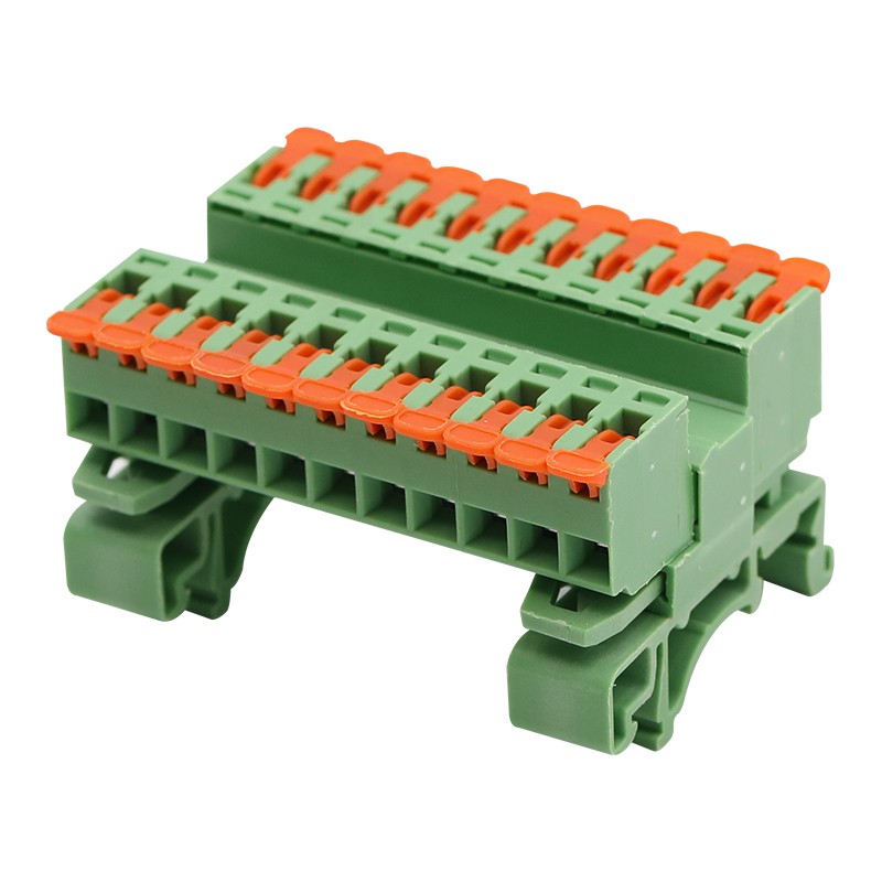 Din Rail Tipe Pluggable Terminal Blok